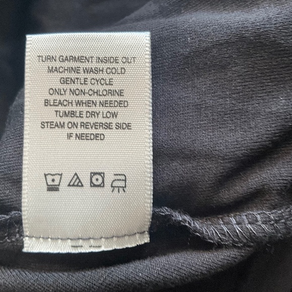 John Mark Velvet Burnout Sheer Bell Sleeve Top Hippie Boho Floral Black Pink M - Picture 8 of 9